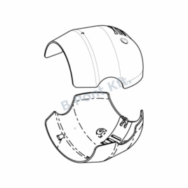 MIC-9K-SNSHLD-W<br>Napellenző PTZ hőkamerához fehér